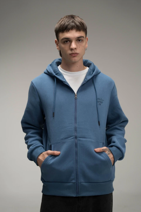 BASSIC REG ZIP HOODIE - 09500-261 en internet