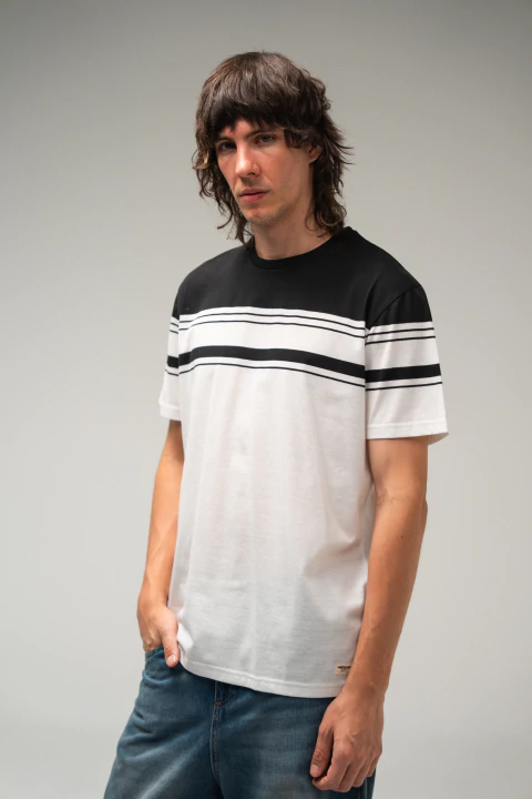 RAW WHOLE STRIP REG TEE 00120-261 - comprar online