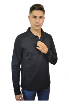 NARROW DENIM 68 LONG SLEEVE REG POLO - 05501-231