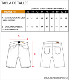 BERMUDA MIDDLE SELVA - Narrow Jeans | Tienda Online Oficial
