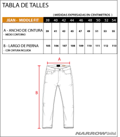 OLEIROS MIDDLE CONFORT JEAN - 13008-242 - Narrow Jeans | Tienda Online Oficial