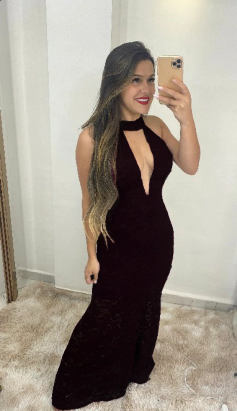 Vestido Sarah Sereia De Renda Preto