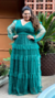 Vestido Longo De Manga Longa Três Maria Verde Plus Size na internet