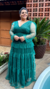 Vestido Longo De Manga Longa Três Maria Verde Plus Size - ♡ Atelie Danieli Jeniffer |  Vestidos de Festa