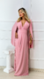 Vestido Longo Antonella Rose Manga Capa - ♡ Atelie Danieli Jeniffer |  Vestidos de Festa