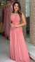 Vestido Nina Rose De Alça Sereia Com Grapeado - comprar online