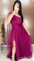 Vestido Rafa Fucsia Manga Solta Nula Manga na internet