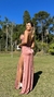 Vestido Longo Tomara que Caia Maitê Rose Com Fenda Enorme Lateral - loja online