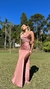 Vestido Longo Tomara que Caia Maitê Rose Com Fenda Enorme Lateral
