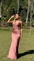 Vestido Longo Tomara que Caia Maitê Rose Com Fenda Enorme Lateral
