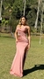 Vestido Longo Tomara que Caia Maitê Rose Com Fenda Enorme Lateral - comprar online