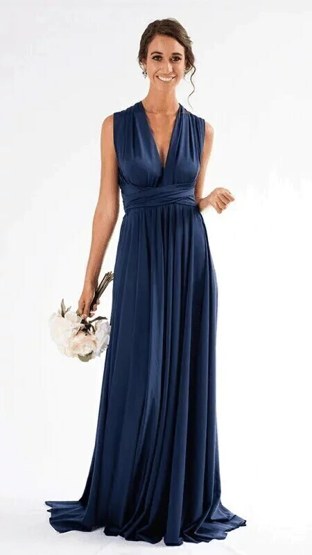 Vestido Infinity Multiformas Azul Marinho