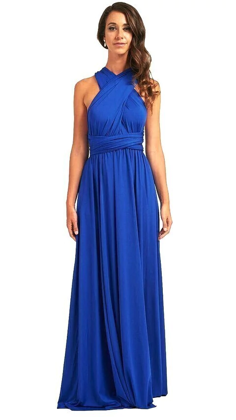Vestido Infinity Multiformas Azul Royal