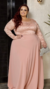 Vestido Plus Size Flora Rose Com Manga Longa - ♡ Atelie Danieli Jeniffer |  Vestidos de Festa