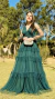 Vestido Longo Verde Três Marias De Manga Longa - ♡ Atelie Danieli Jeniffer |  Vestidos de Festa