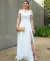 Vestido Longo Ombro A Ombro Com Fenda Bel - comprar online