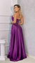 Vestido Longo Fúcsia Fran Tomara Que Caia Com Fenda Enorme - ♡ Atelie Danieli Jeniffer |  Vestidos de Festa