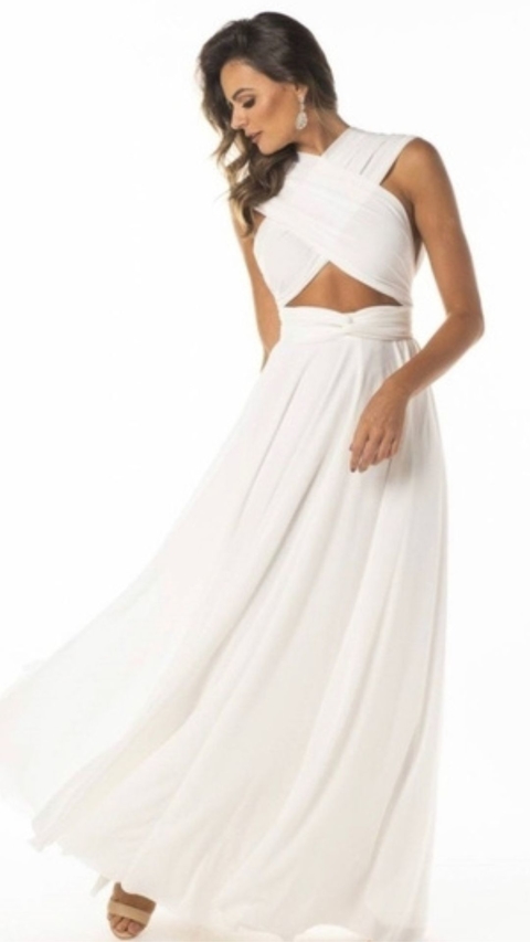 Vestido Infinity Multiformas Branco