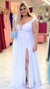 Vestido Branco Ombro A Ombro Com Fenda Isabelly - comprar online