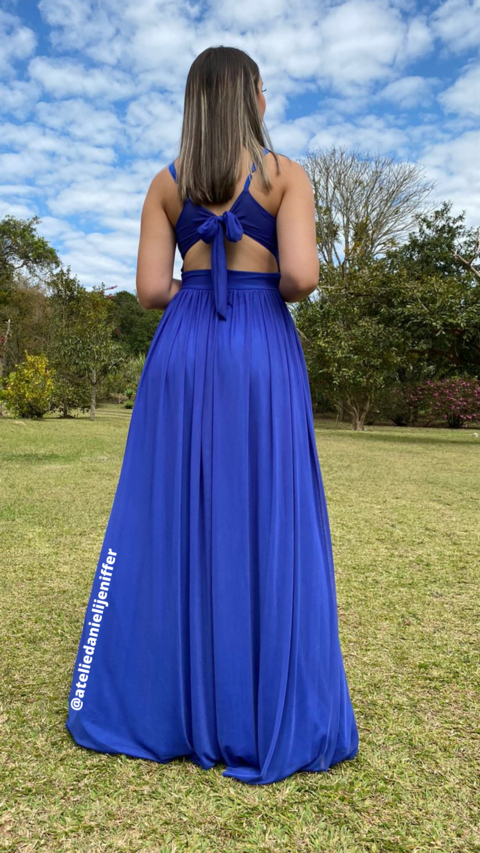 Vestido Sofia Azul Royal