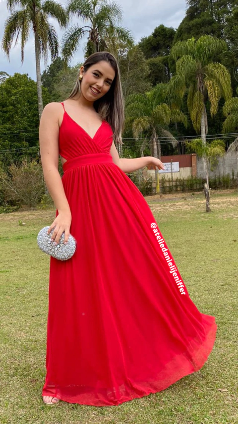 Vestido Sofia Vermelho