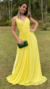 vestido Sofia amarelo - ♡ Atelie Danieli Jeniffer |  Vestidos de Festa
