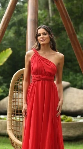 Vestido Infinity Multiformas Vermelho