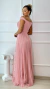 Vestido Longo Rose Ombro a Ombro Rose Isabelly - loja online