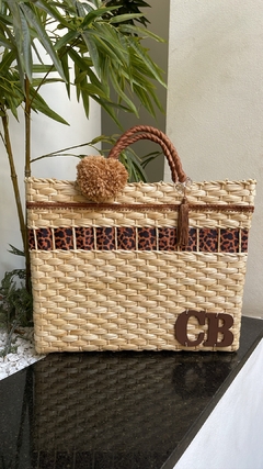 kit bolsa onça caramelo + chapéu paris 1.0 - comprar online