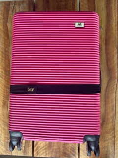 Faixa personalizada iniciais para mala de viagem- bolsa G- 1,5m