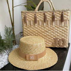 kit bolsa Franjas + chapéu paris 2.0