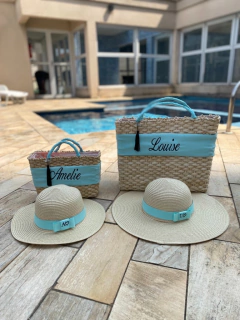 Kit faixa infantil- bolsa faixa P + chapéu na internet