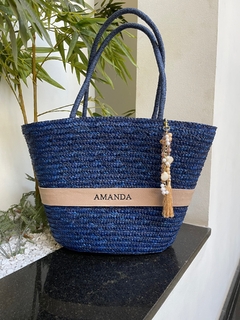 KIT COMPLETO COM VISEIRA AZUL COM FAIXA NUDE - comprar online