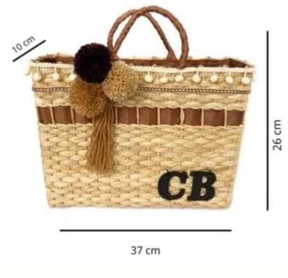 Bolsa de Palha M personalização
