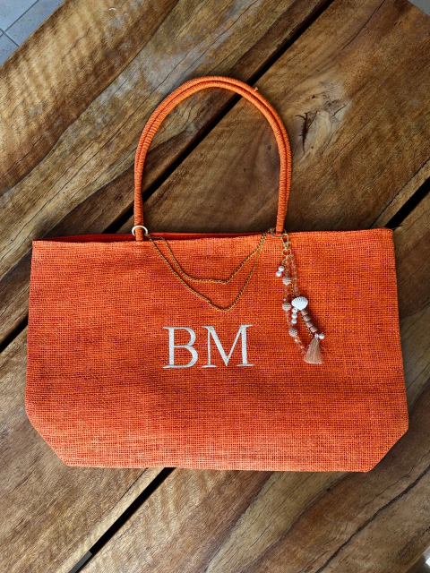 Bolsa de praia laranja