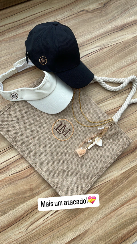 Kit bolsa juta+bone+viseira