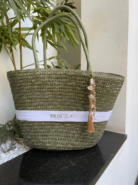 bolsa Paris 2.0 com forro e ziper verde