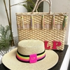 kit bolsa Franjas + chapéu paris 1.0 neon 2