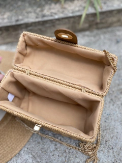 kit CARAMELO: bolsa flash + chapeu paris 1.0 - comprar online