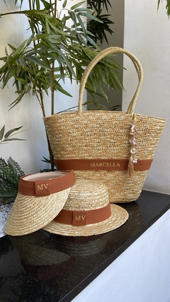 KIT COMPLETO COM VISEIRA CARAMELO