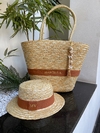 kit bolsa paris+chapeu paris 2.0- Faixa Caramelo