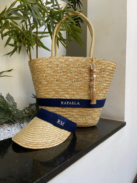 kit bolsa paris + visieira marinho