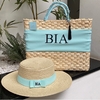 kit bolsa faixa + chapéu Paris 1.0 verde agua