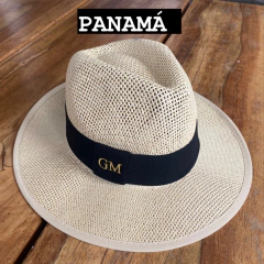 kit bolsa alça bambu iniciais com chapéu e 1 faixa - loja online