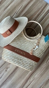 kit bolsa alça bambu faixa inicial + chapéu 1faixa