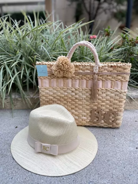 kit bolsa + chapéu PANAMÁ off-white