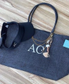 kit bolsa de praia + viseira personalizada