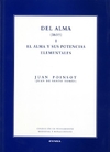 Del alma (1635): Tomo I: El alma y sus potencias elementales