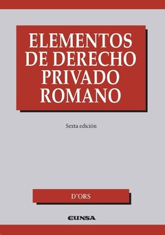 ELEMENTOS DE DERECHO PRIVADO ROMANO