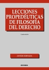 LECCIONES PROPEDÉUTICAS DE FILOSOFÍA DEL DERECHO